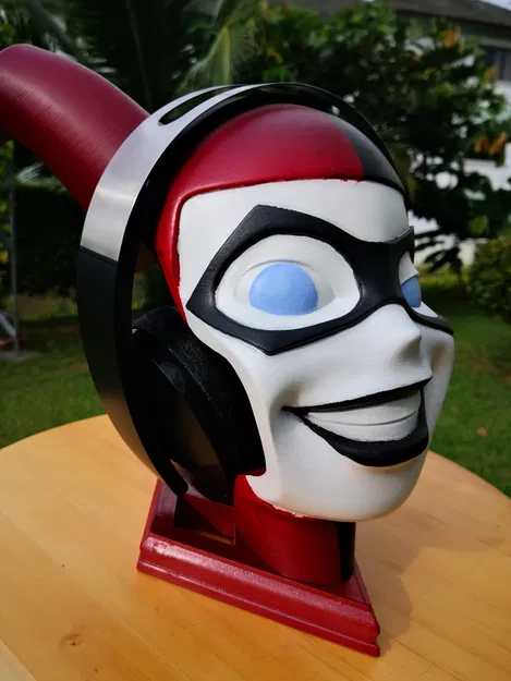 Giá đỡ tai nghe nhân vật Harley Quinn từ loạt phim hoạt hình Ba... - Image 1