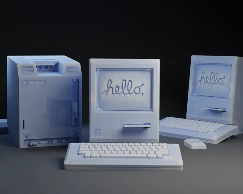 Mô hình máy tính Apple Macintosh 512K Model M0001 - Image 1