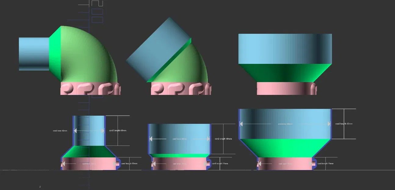 Bộ chuyển đổi ống hút cho máy bào Dewalt DW735 - Image 4