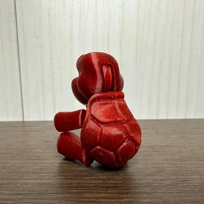 Rùa linh hoạt với mũ bảo hiểm