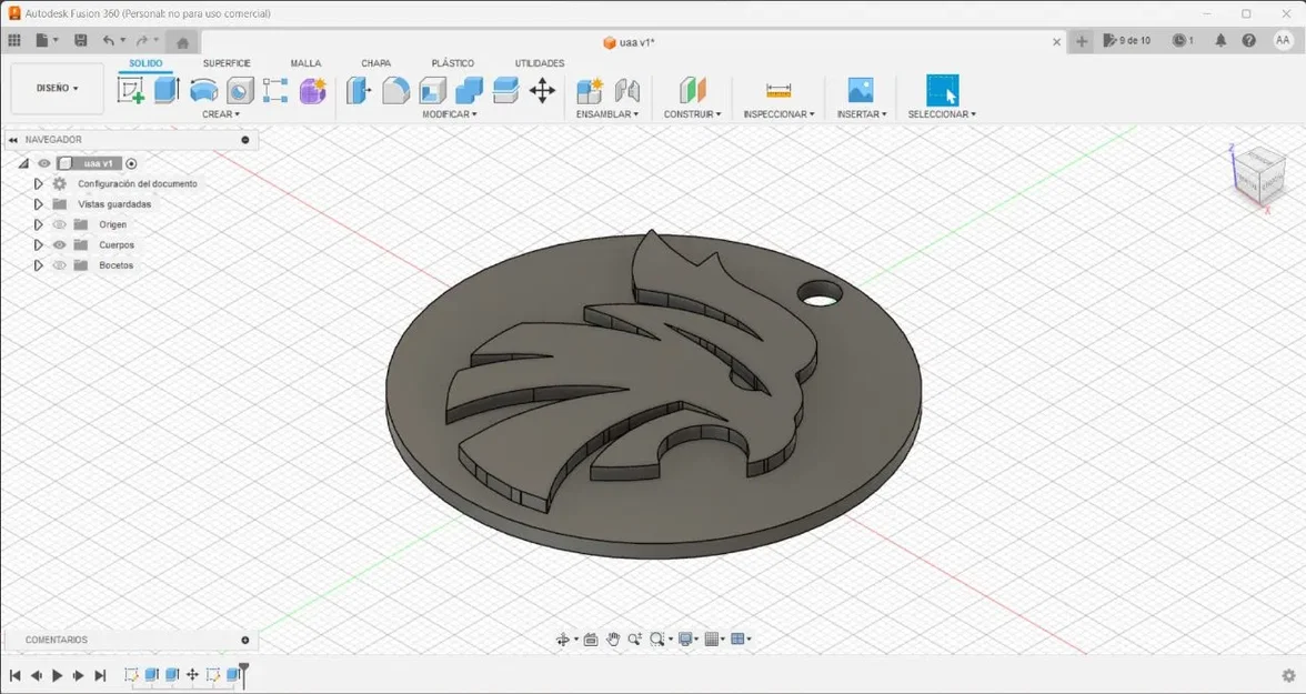 Móc khóa hình logo mascotte UAA (Đại học Aguascalientes) - Image 1