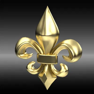 Trang trí tường hoa Lily Pháp ''Fleur-de-lis'' có giá treo