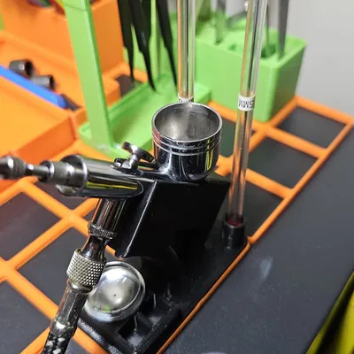 Giá đỡ bút phun Gridfinity và phụ kiện