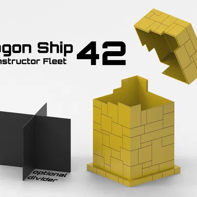 Giá đỡ bút Vogon có nắp từ tàu Constructor