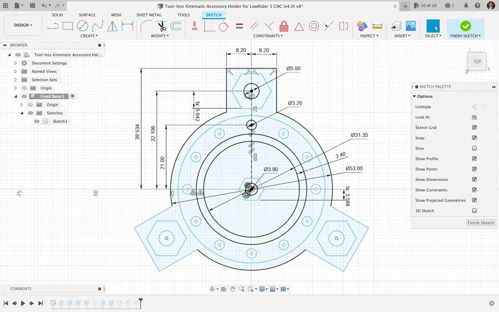 Giá đỡ phụ kiện nhanh chóng không cần dụng cụ cho LowRider v3... - Image 6