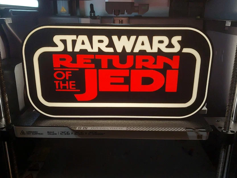 Hộp đèn LED đơn giản nhân vật Jedi trở lại - Image 1