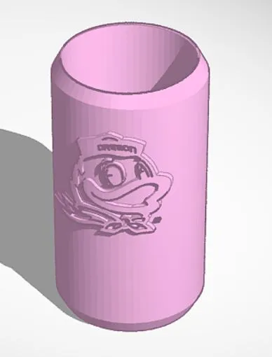 Koozie cho người hâm mộ vịt của Đại học Oregon - Image 1