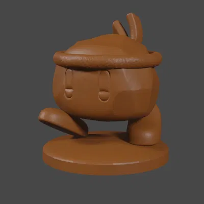 Mô hình Rocky lấy cảm hứng từ Kirby cho DnD tabletop