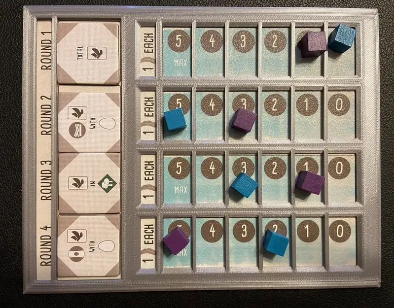 Khung mục tiêu cuối vòng chơi Wingspan hai mặt - Image 1