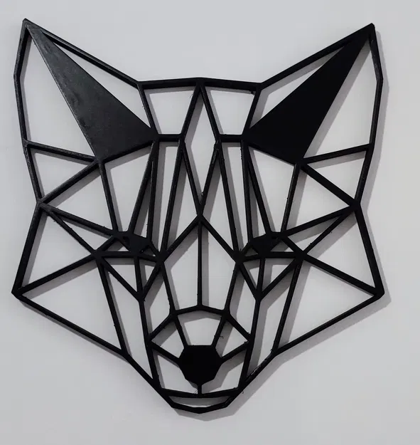 Đầu thú động vật hình học trang trí tường - Image 2