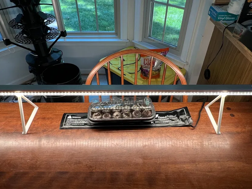 Giá đỡ đèn LED 150mm cho ống ánh sáng thủy canh - Image 1