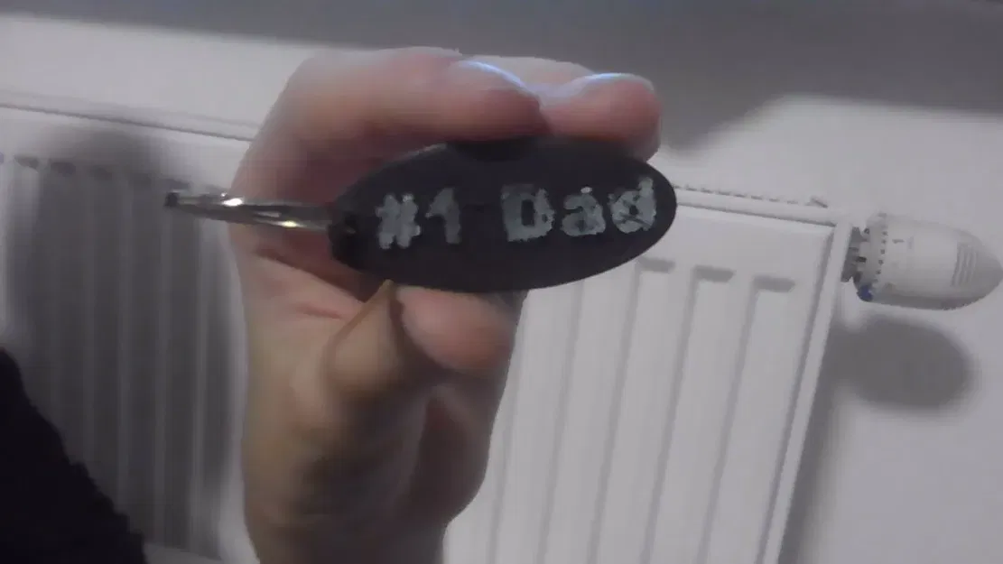 #1 móc khóa cho ngày của cha - Image 1