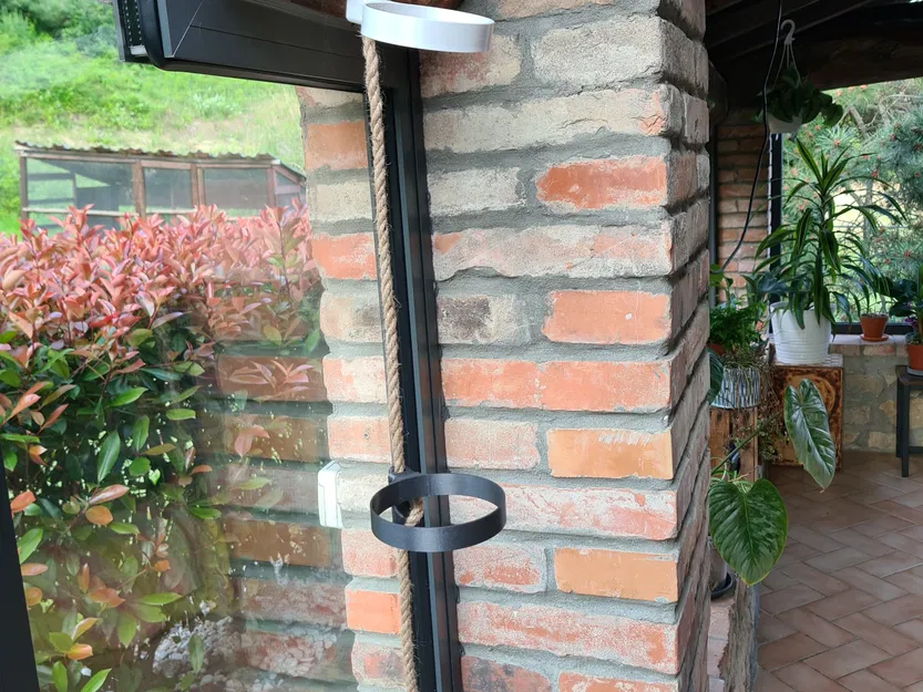 Giá treo chậu cây bằng dây thừng có thể thay đổi linh hoạt - Image 2