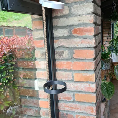 Giá treo chậu cây bằng dây thừng có thể thay đổi linh hoạt