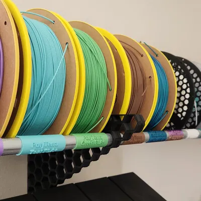 Bộ mẫu màu bọc ống cho giá đỡ filament