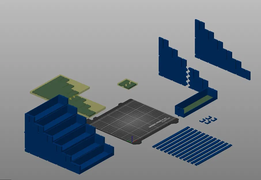 Giá đỡ sơn acrylic và bình phun khí nén gập lại - Image 1