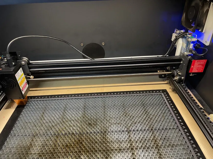 Giá đỡ cáp và giá đỡ cho mô-đun laser 10W LU2-10A trên Ortur LM ... - Image 2