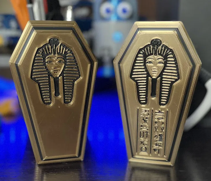 Nắp đậy hình Pharaoh cho quan tài Twist Lock - Image 1