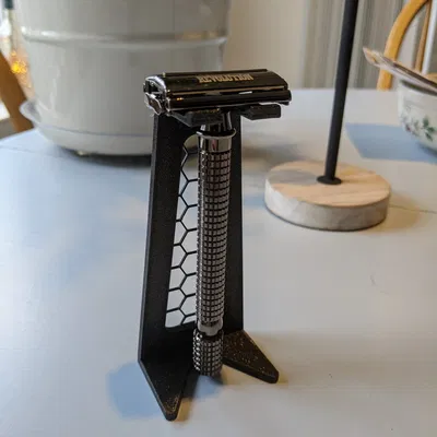 Giá đỡ dao cạo an toàn với thiết kế hình lục giác