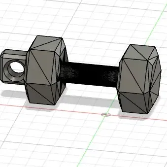 Chìa khóa hình tạ cho người yêu thể hình