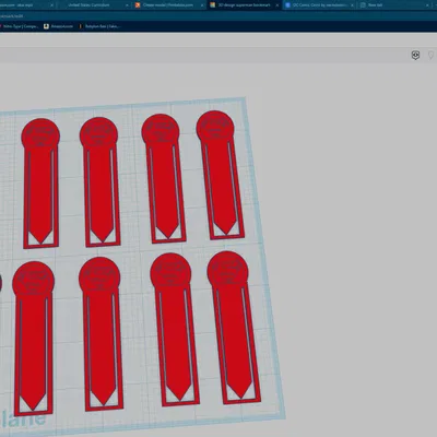 Đánh dấu sách biểu tượng siêu nhân