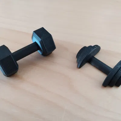 Giá đỡ đũa hình tạ hexagon và tạ nửa tròn