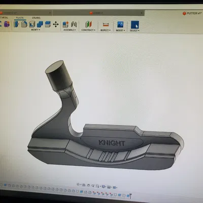 Đầu gậy putter hình kỵ sĩ làm quà tặng để bàn