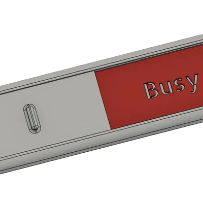 Biển báo trạng thái văn phòng có sẵn/bận rộn