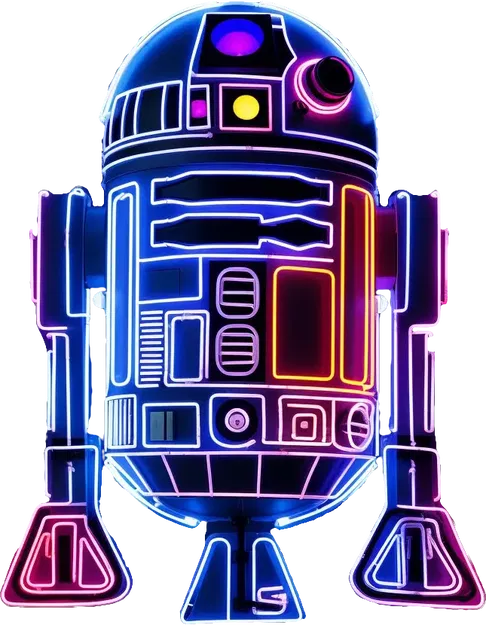 Droid Astromech R2-D2 sáng tạo hình ảnh 3D độc đáo - Image 2