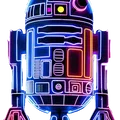 Droid Astromech R2-D2 sáng tạo hình ảnh 3D độc đáo - Thumbnail 2
