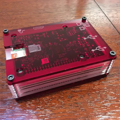 Vỏ Raspberry Pi 3 cắt laser bằng acrylic nhiều lớp