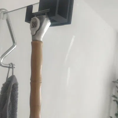 Giá treo dao cạo cho phòng tắm bằng kính 8mm