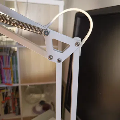 Giá đỡ căng chỉnh thân đèn bàn cho Ikea TERTIAL và tương tự