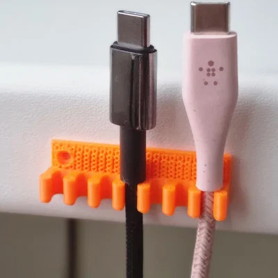 Giá đỡ cáp dễ thương hình lục giác cho bàn làm việc