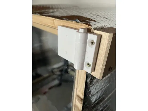 Bản lề cho tấm acrylic/plexiglass dày 4mm - Image 2