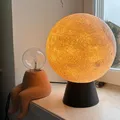 Đèn bàn hình mặt trăng Lithophane phiên bản 124% - Thumbnail 1