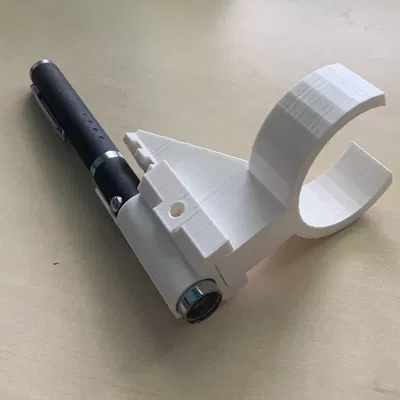 Súng khoai tây 50mm với kính ngắm lazer và ray picatinny