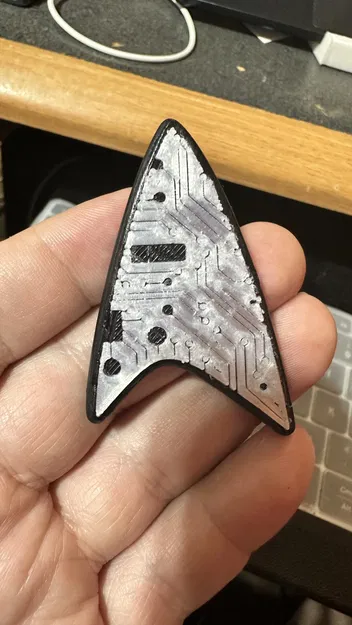 Khung mạch cho huy hiệu Star Trek Lower Decks - Image 1