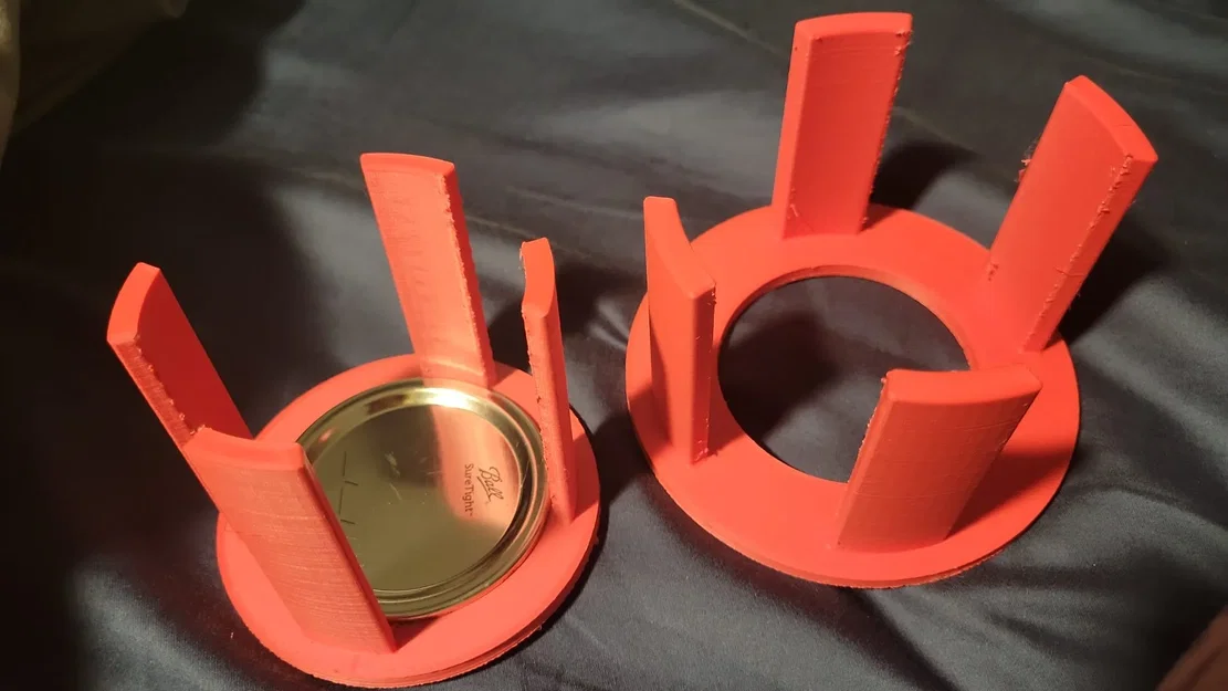 Giá đỡ nắp phẳng cho hũ mason - Image 1