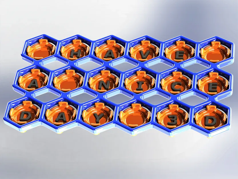 Giá đỡ trang trí chữ viết 3D cho không gian sống vui vẻ - Image 2