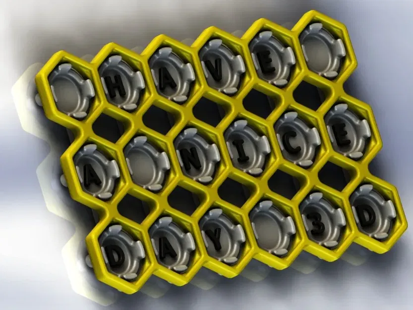 Giá đỡ trang trí chữ viết 3D cho không gian sống vui vẻ - Image 4