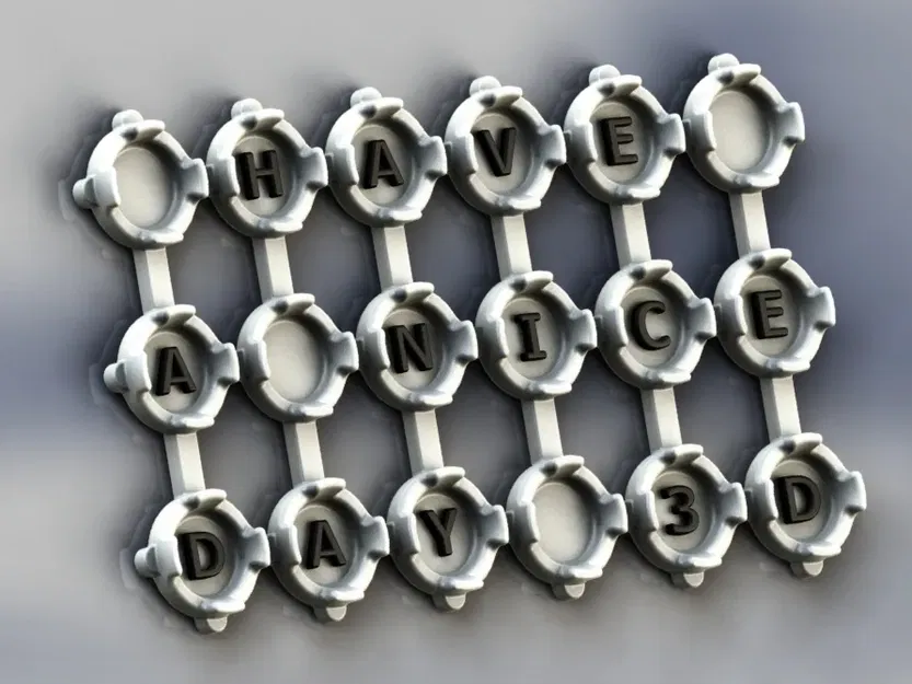 Giá đỡ trang trí chữ viết 3D cho không gian sống vui vẻ - Image 5