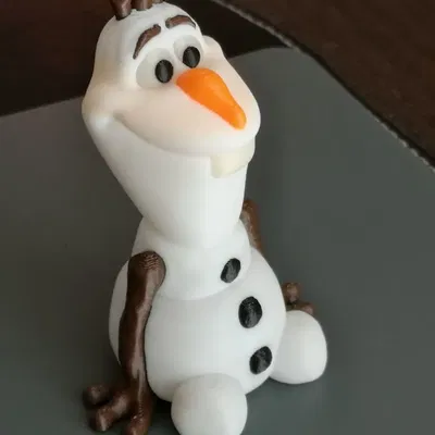 Olaf phiên bản remix dễ in không cần hỗ trợ