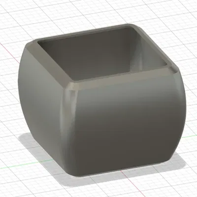 Chậu cây hình khối đơn giản dành cho cây mọng nước