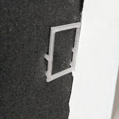 Giá treo tấm foam âm thanh cho tranh trên tường