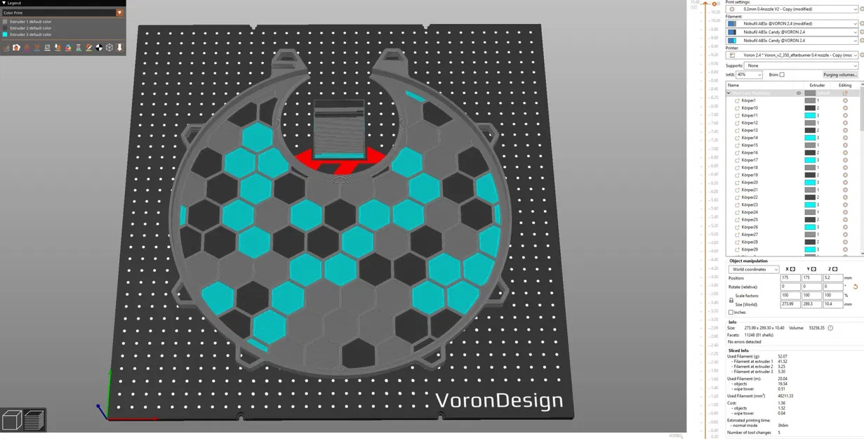 Bộ đệm filament nhiều màu cho Stern-Wheeler - Image 5