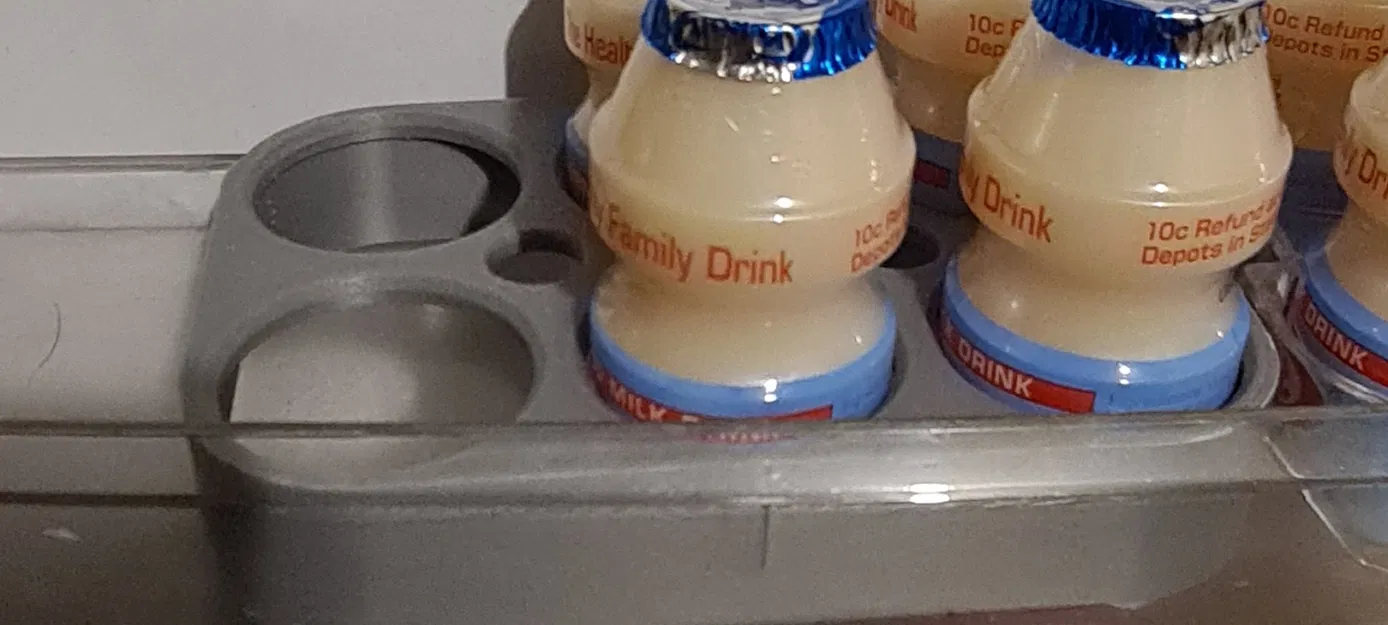 Giá đỡ trứng 6 cái cho cửa tủ lạnh bằng nhôm bạc - Image 3