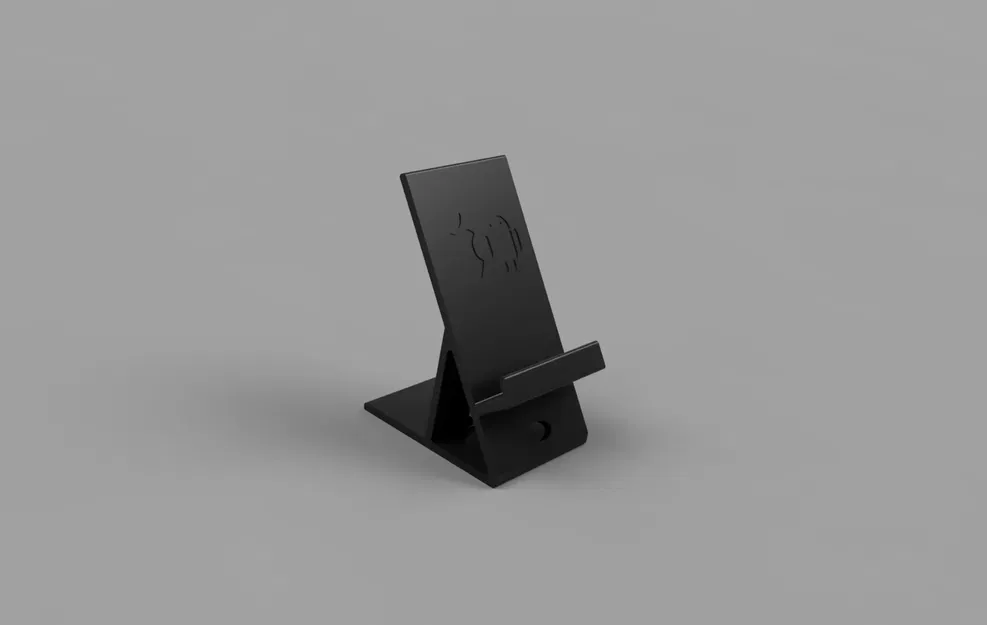 Giá đỡ điện thoại đơn giản dễ in không cần hỗ trợ - Image 2