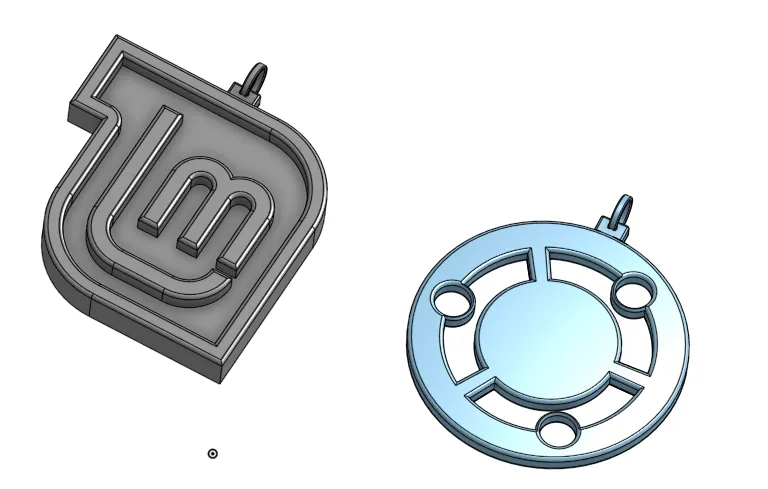 Đồ trang trí Giáng sinh hình logo Linux - Image 2