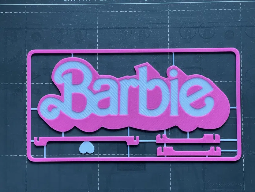 Thẻ quà tặng Barbie có thể lắp ghép với chân đế nhỏ - Image 1